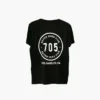 a black shirt with white text on it