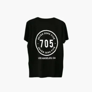 a black shirt with white text on it